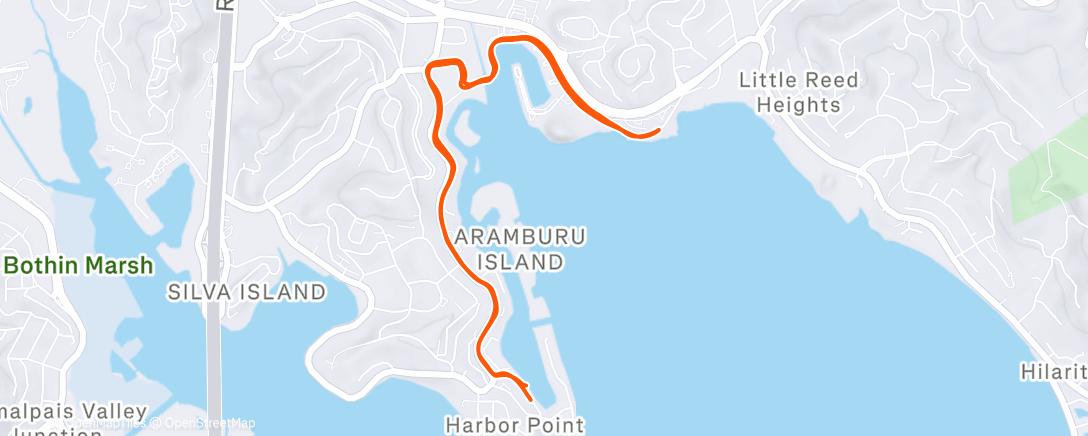 Map of the activity, Headlamp recommended