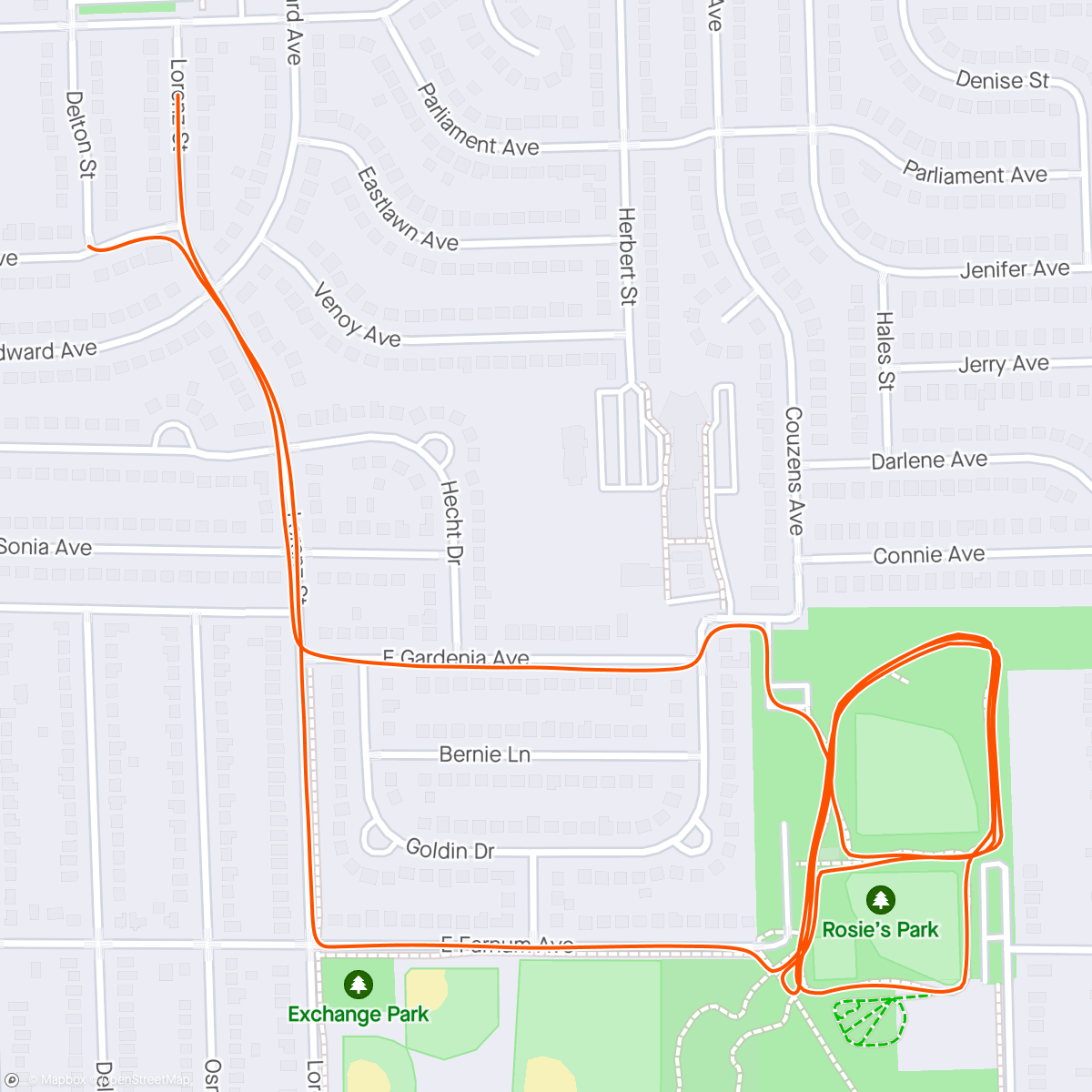 Map of the activity, NEW (to me) BIKE DAY!