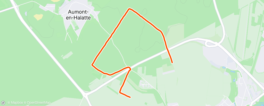 Map of the activity, Marche dans l'après-midi