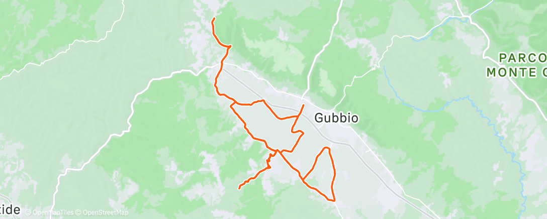Map of the activity, Morning Ride