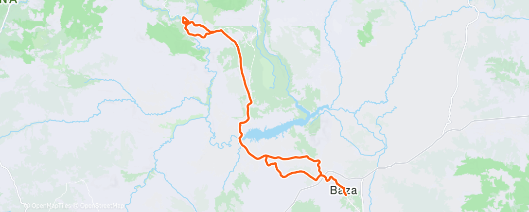 Карта физической активности (Bicicleta por la mañana)