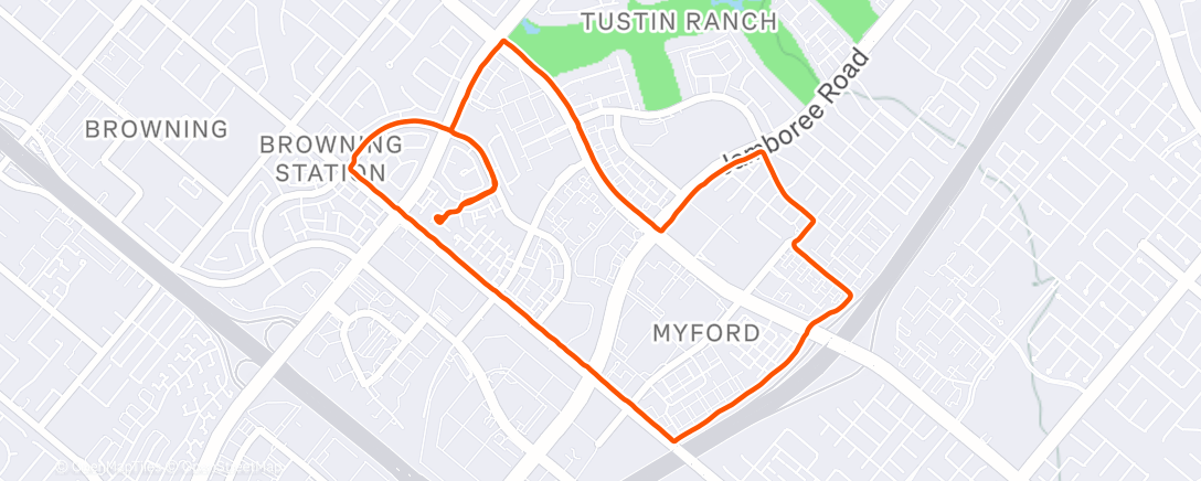 Карта физической активности (Morning Run)