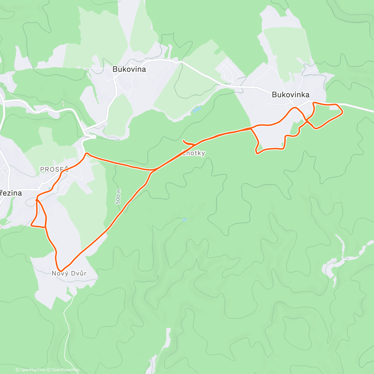 Map of the activity, Střídačka 3 * 12 * (20/20)"