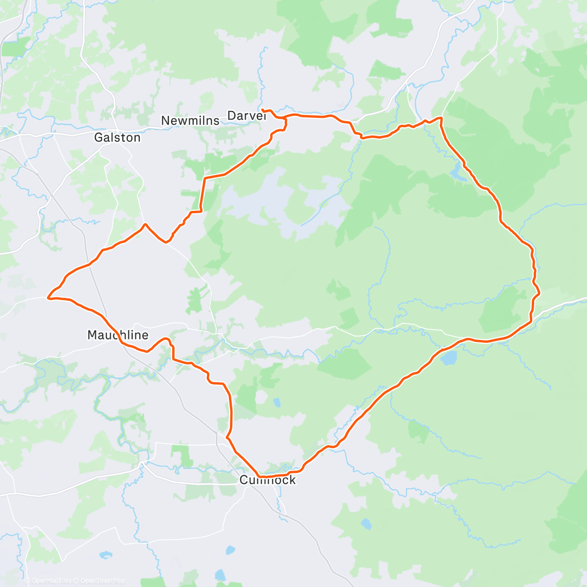 Карта физической активности (Rock n Roll)