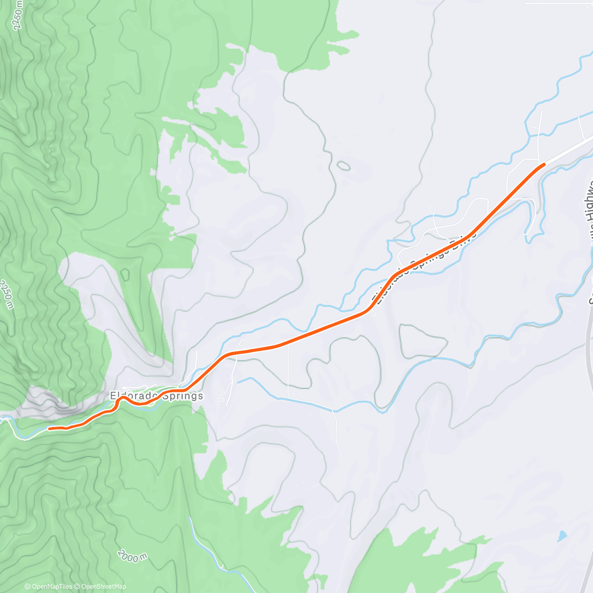 Карта физической активности (Eldo commute)