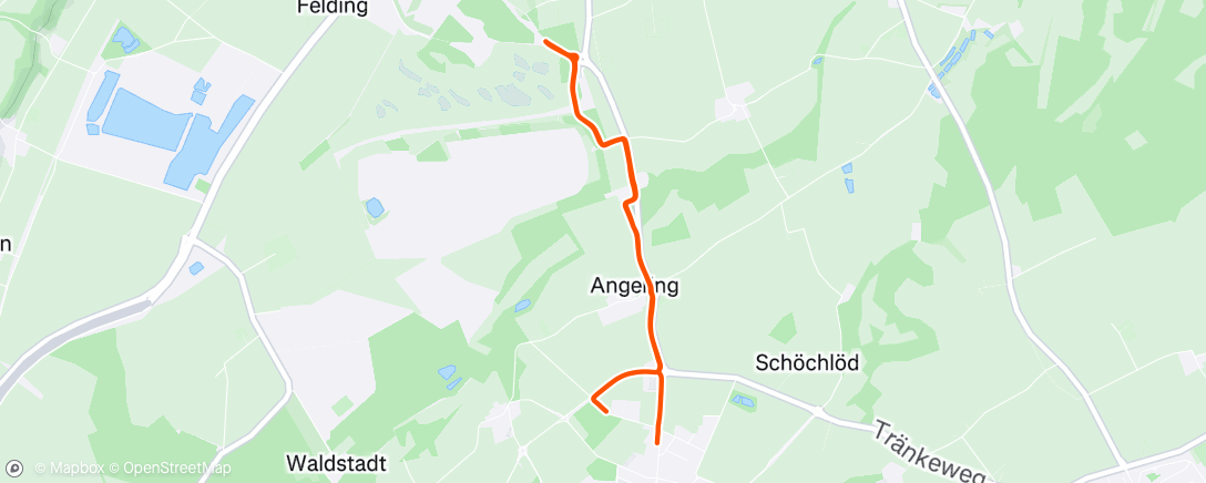 Mapa de la actividad (Mittagslauf)