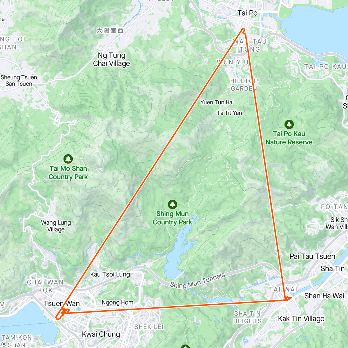 Map of the activity, HONG KONG. 2/2
