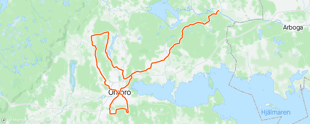 Map of the activity, ToÖ Käglan