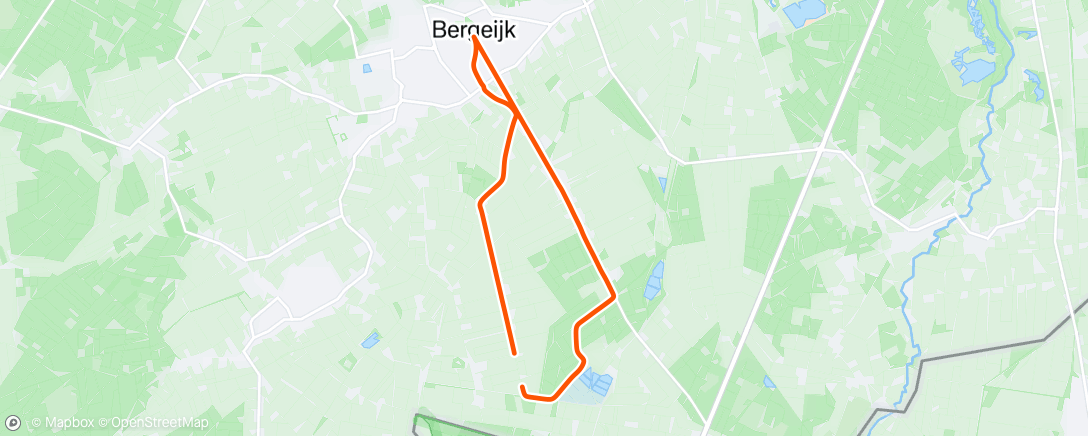 Map of the activity, Lunch Ride