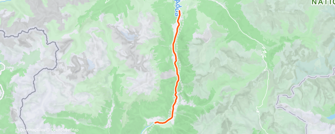 Map of the activity, ROUVY - Bormio to Tirano | Italy