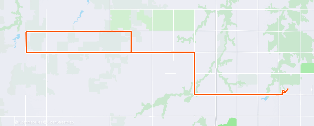 Map of the activity, Lunch Ride