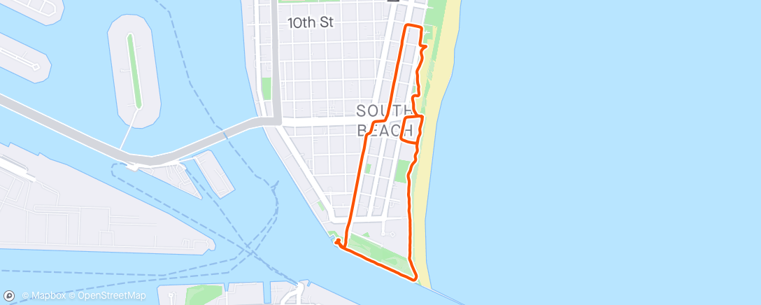 Map of the activity, Miami Beach and Lummus Park / Miami Beach and South Pointe Park