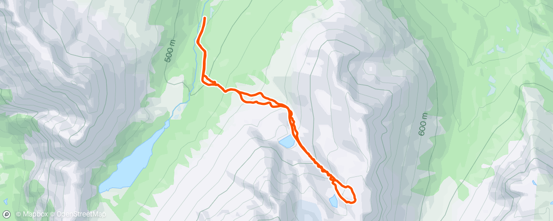 Map of the activity, Ski de randonnée le midi