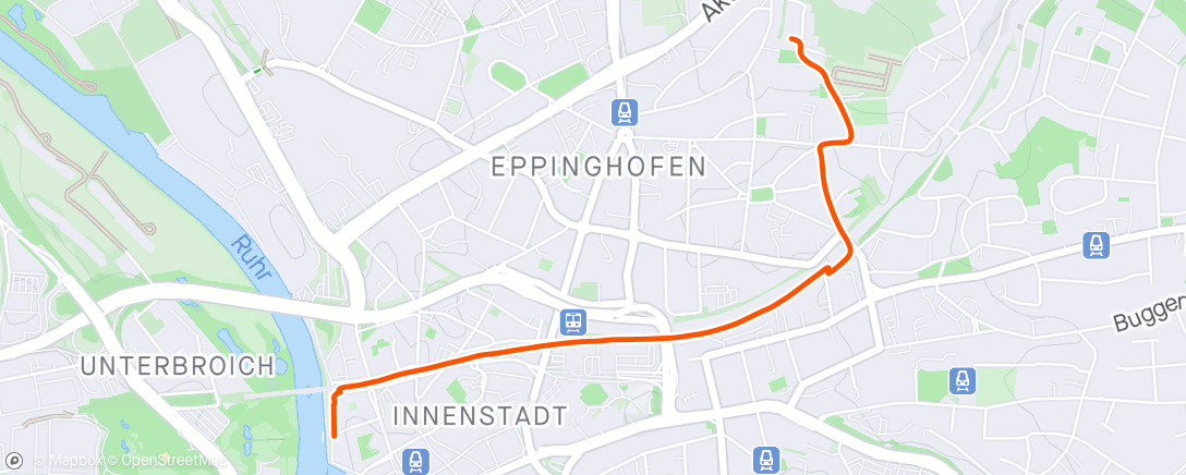アクティビティ「Mittagspaziergang」の地図