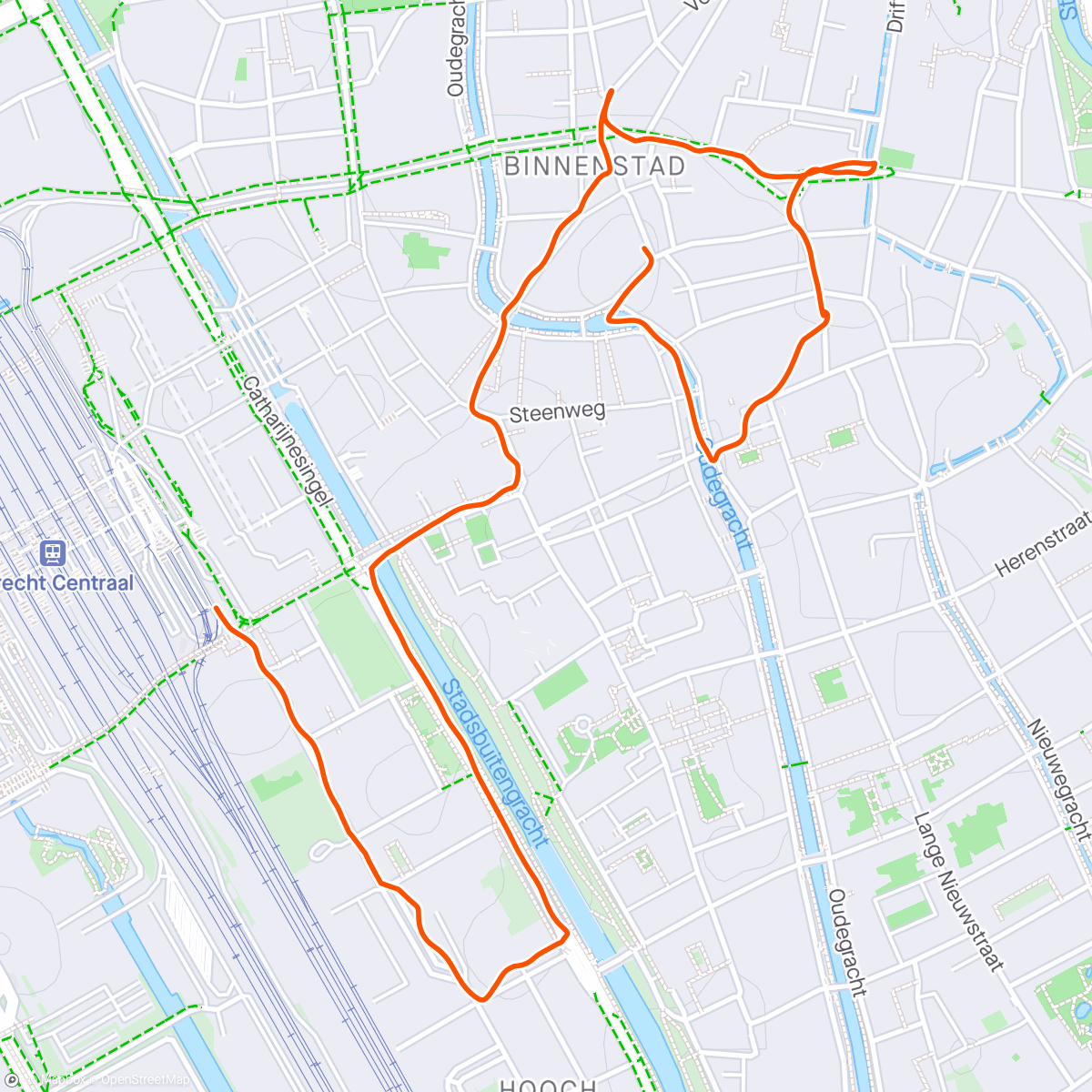 Map of the activity, Bitje Utrecht