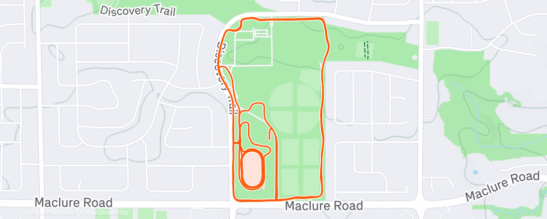 Map of the activity, Took a lil field trip for the track 💫