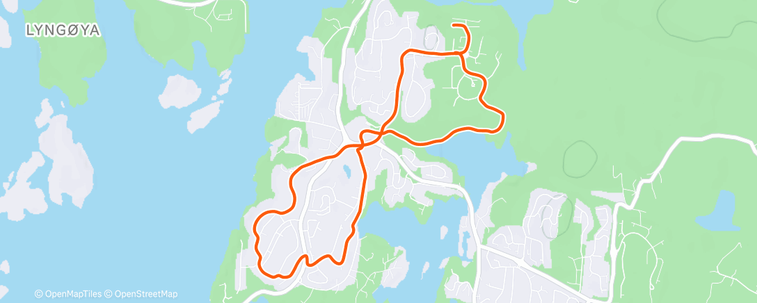 Map of the activity, 5 km