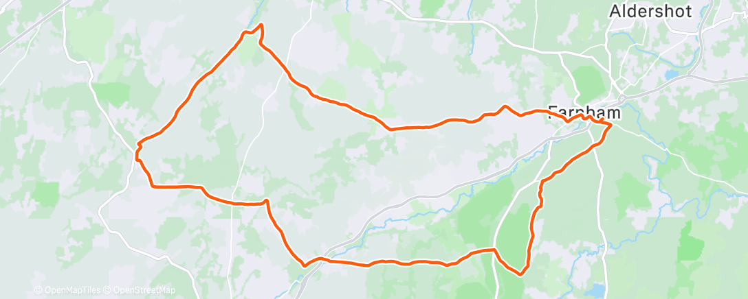 Map of the activity, First Road ride of 2026.