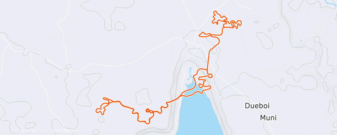 Map of the activity, Zwift - Velocité - 4x5' augmentation pr on Electric Break in Makuri Islands
