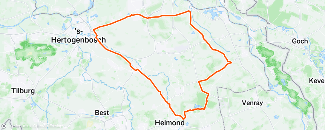 Map of the activity, Koninklijk rondje