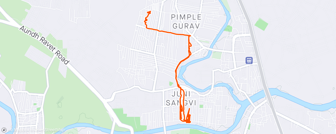 Map of the activity, Evening Short Ride 🚴