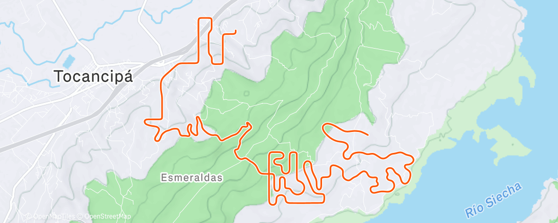 Map of the activity, MyWhoosh - Paso de Alto