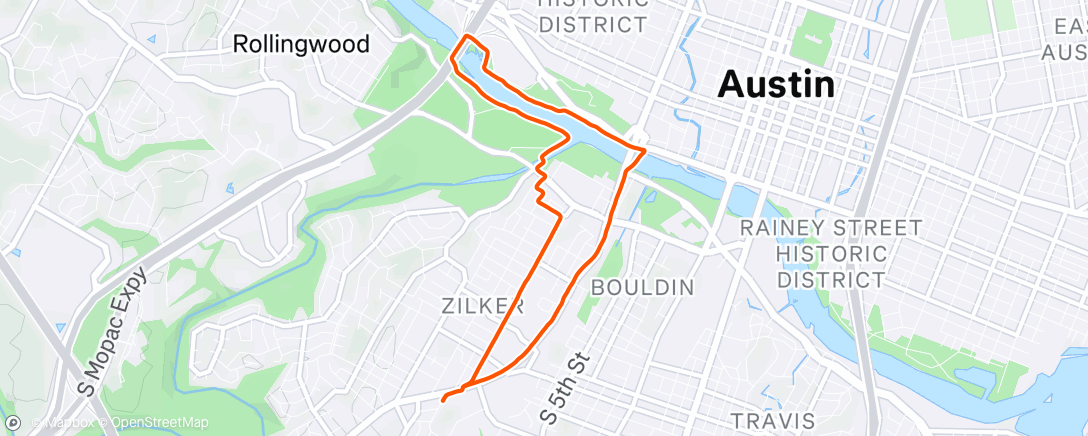 Mapa de la actividad (First one back from deathly sickness)