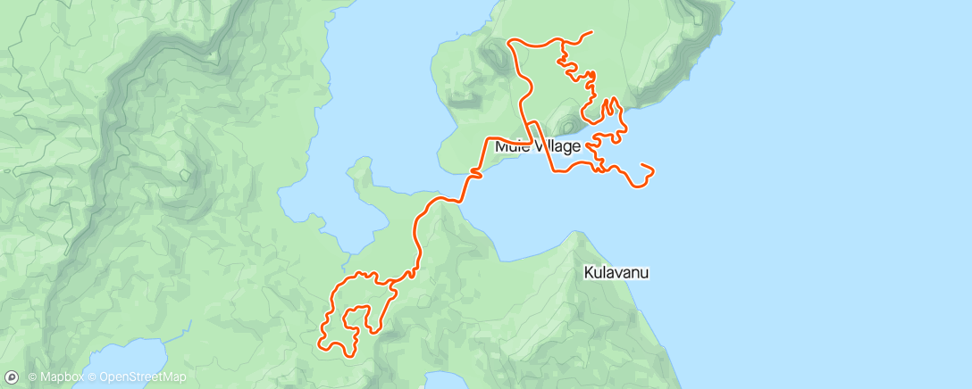 Map of the activity, Zwift - SIT Erhaltungstraining 3x3x30s optimiert in Watopia