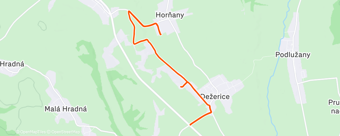 Map of the activity, 2025.357.2: Lunch Trail Run