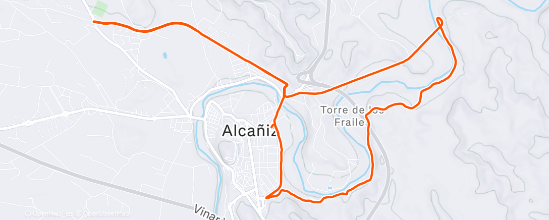 Карта физической активности (Carrera de mañana)