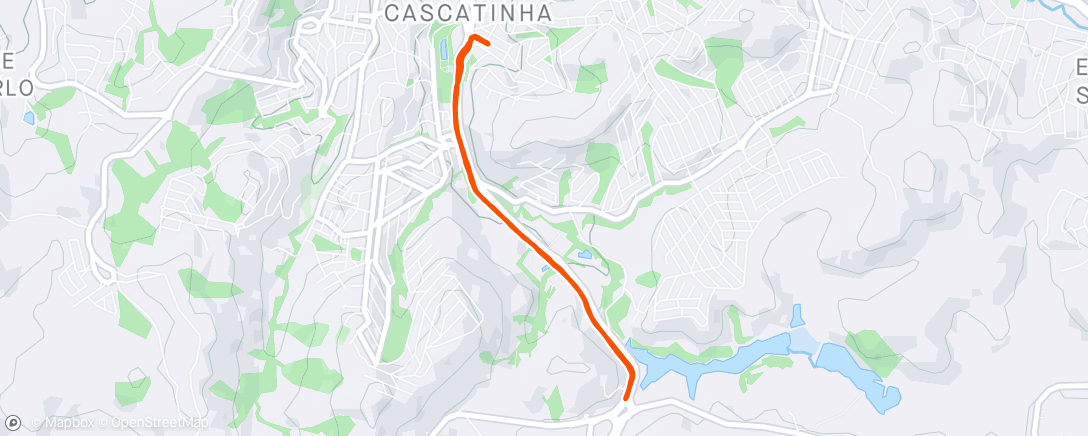 Map of the activity, Voltando 🏃