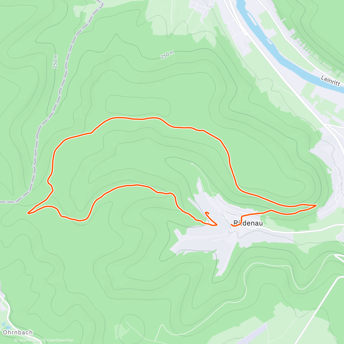 Map of the activity, Trailwalk mit Marlene