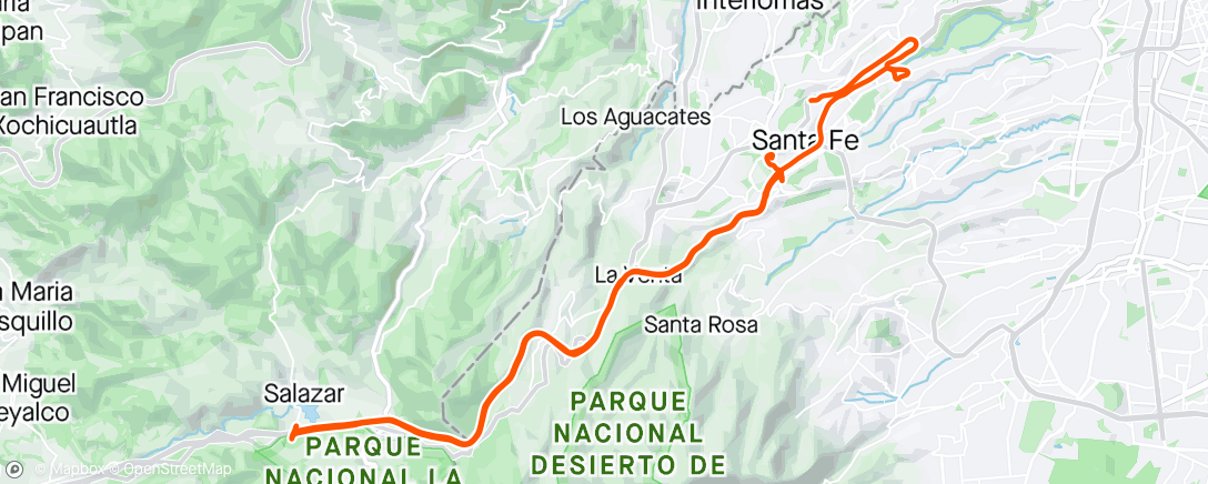 Map of the activity, A las Alas