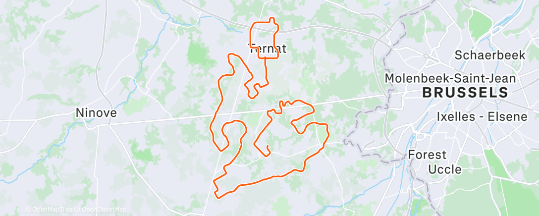Map of the activity, SRC - Men Qualifier Race 3