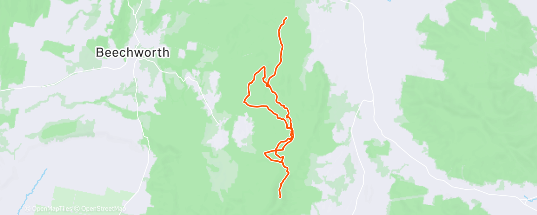Map of the activity, Mt Stanley with Wifey 🥰