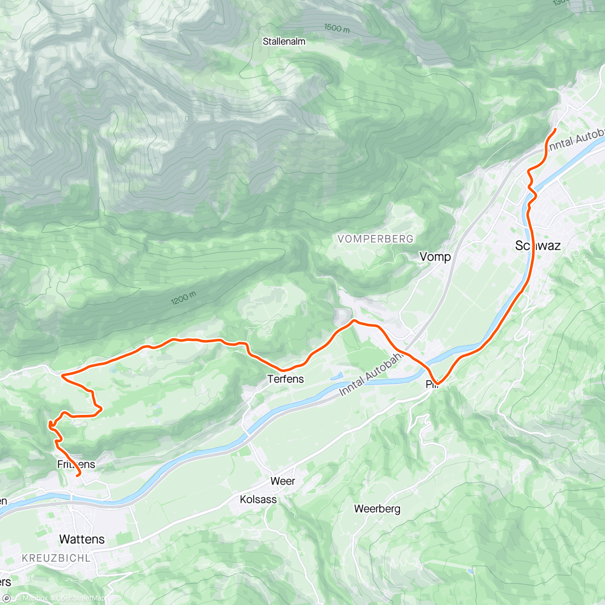 Map of the activity, ROUVY - Tour of the Alps 2024 | Stage 2 - Stans