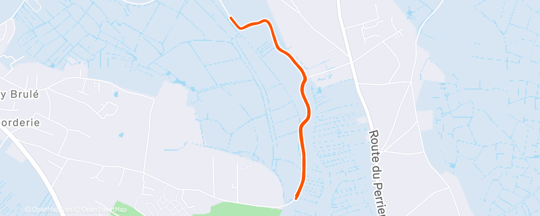 Mapa de la actividad (Reprise post periostite 👌🏻🙂)