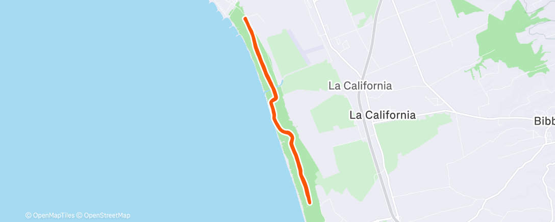 Map of the activity, Cancello-Cancello