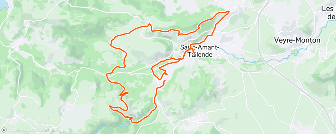 「VTT / Dans le vent et la pluie」活動的地圖