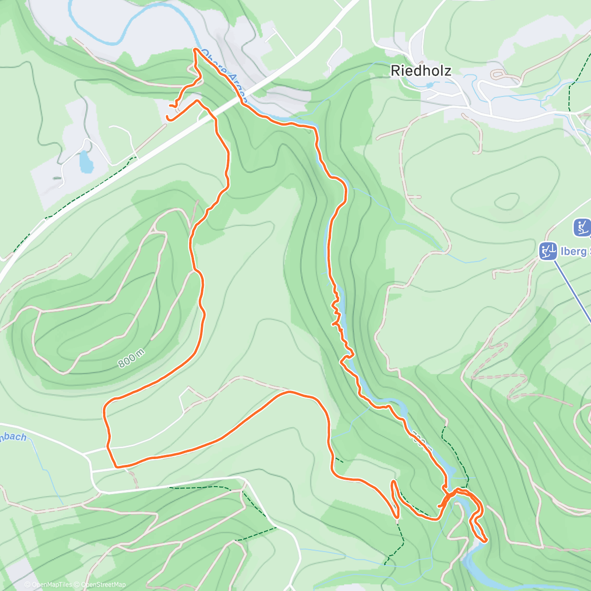 Map of the activity, Eistobel