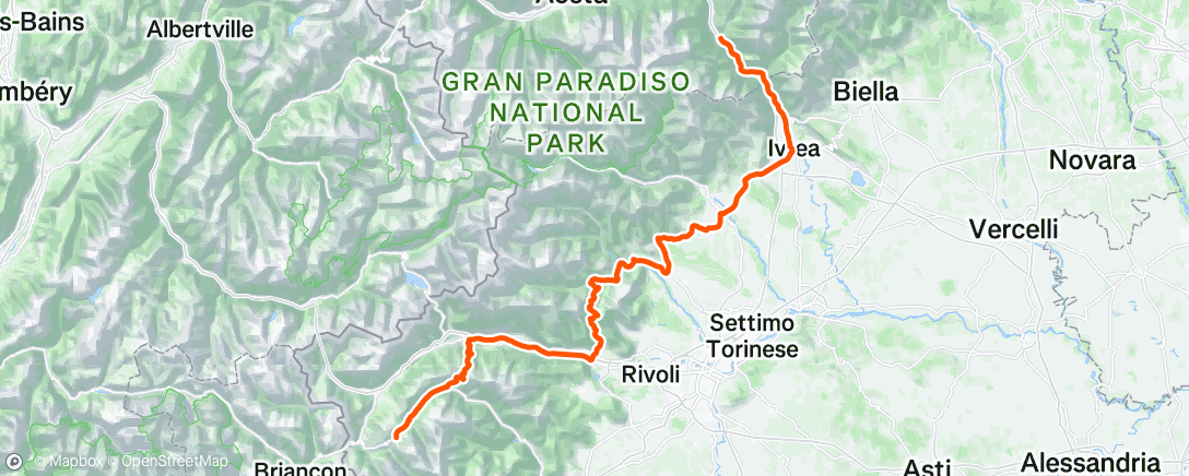 Map of the activity, Morning Ride