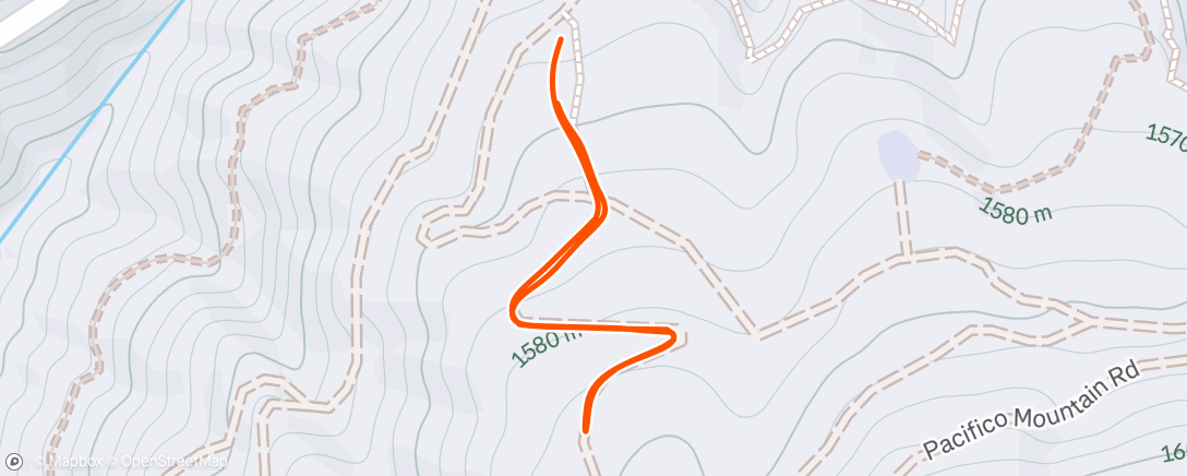 Map of the activity, Lunch Hike