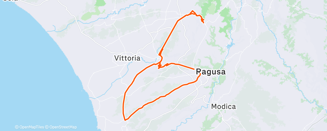 Mapa da atividade, Pedalata mattutina
