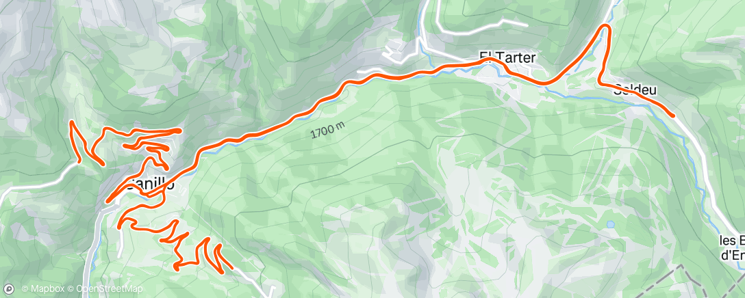 Map of the activity, Morning Ride