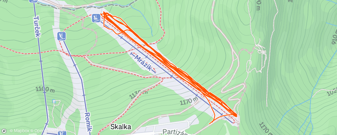 Map of the activity, SKIALP