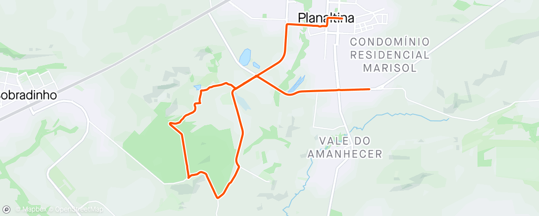 Map of the activity, Pedal curto