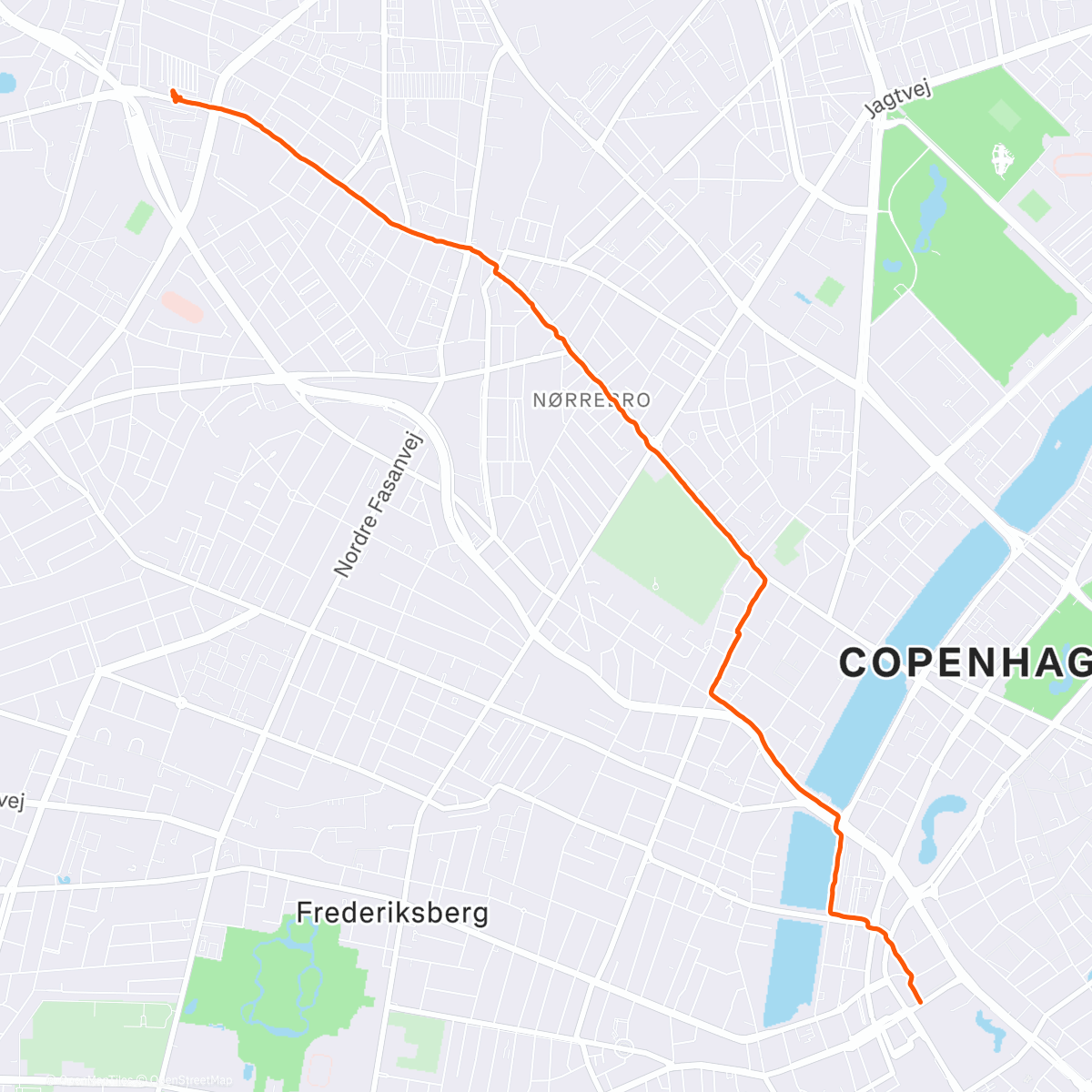 Map of the activity, Tivoli Hike part 2