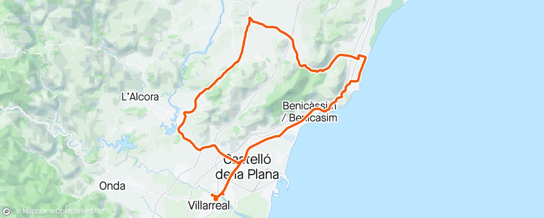 Map of the activity, RODADA CON CICLES AB. 🤜🤛