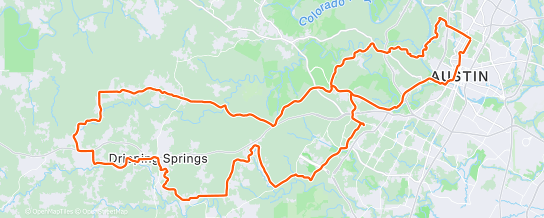 Map of the activity, Morning Ride