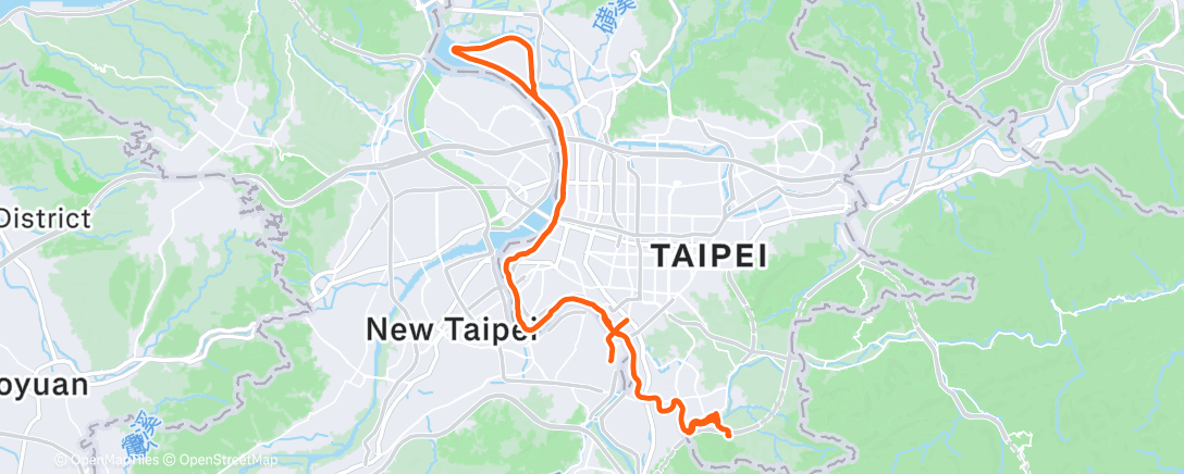 Map of the activity, Rapha F500 Day 1 X 社子島